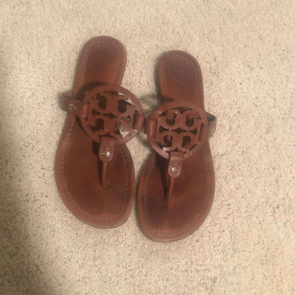 Tory Burch Miller Leather Sandals
